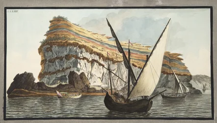Vue depuis la mer du promontoire, Capo dell
